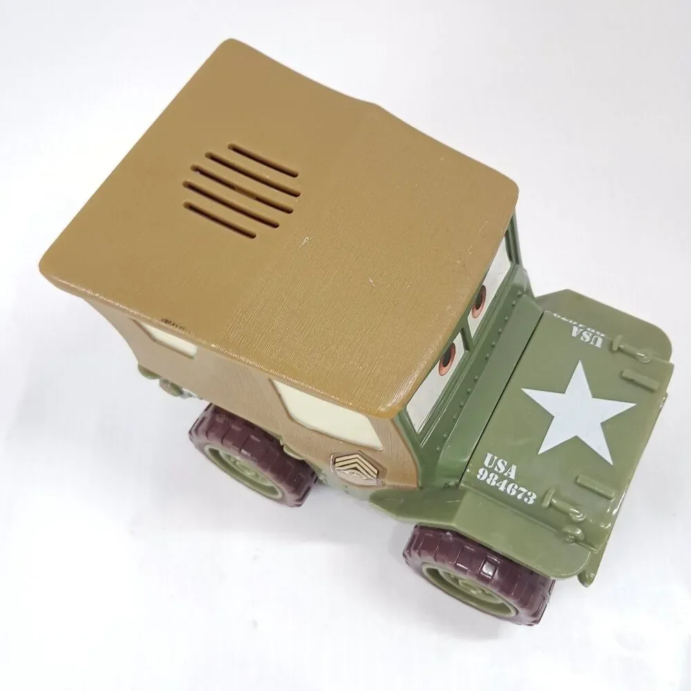 Fisher Price Shake 'N Go! Disney Pixar Cars Sarge military truck jeep WORKS